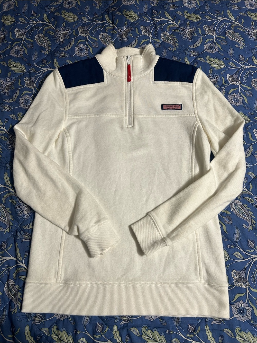 Vineyard Vines Women’s American Flag Shep Shirt 1/4-Zip Pullover